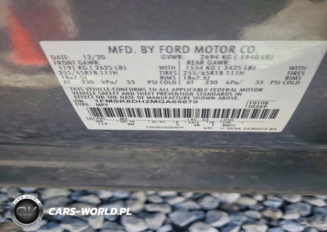 2021 Ford Explorer Xlt VIN:1FMSK8DH2MGA65670 - 14
