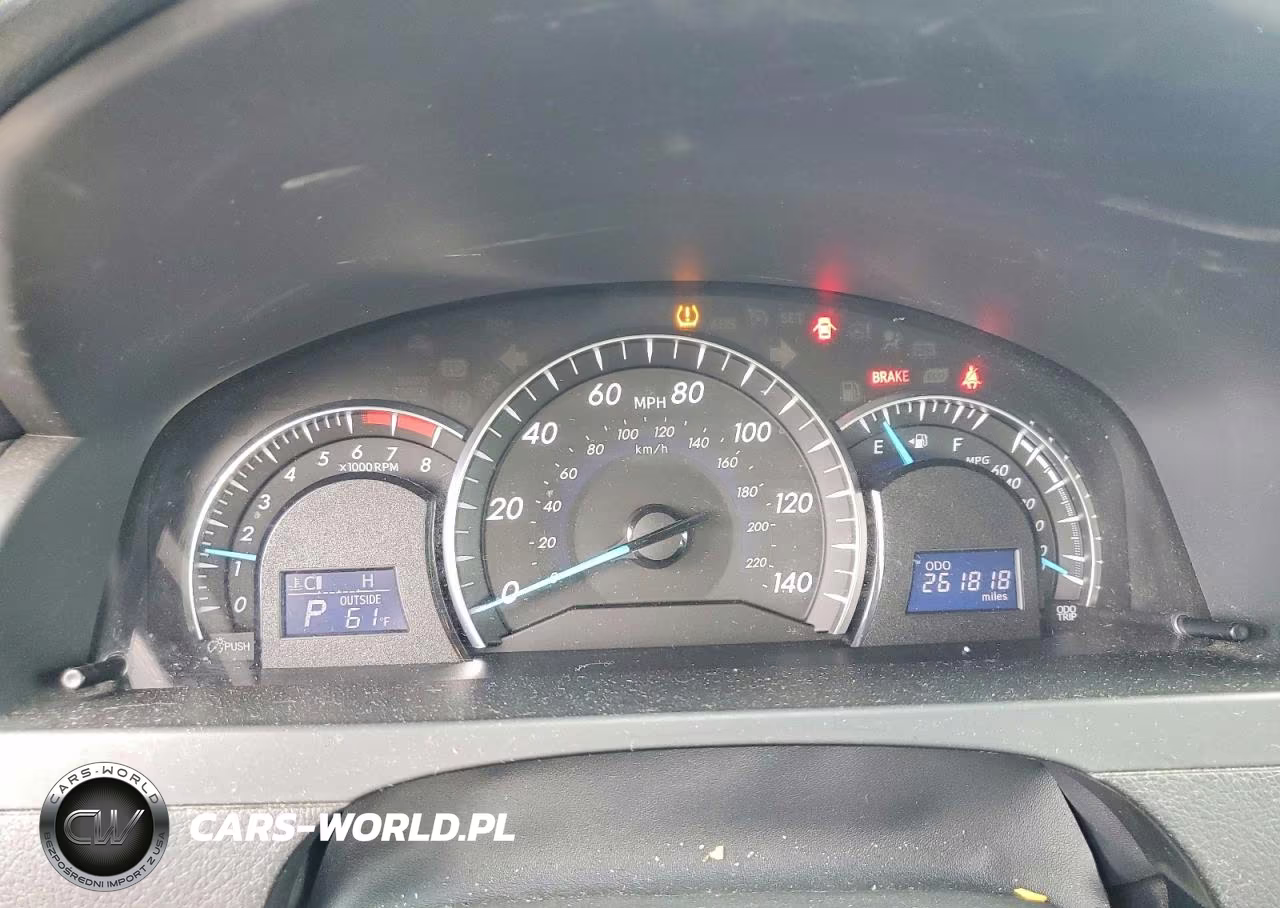 2012 Toyota Camry Xle V6 VIN:4T1BK1FK7CU511330 - 9
