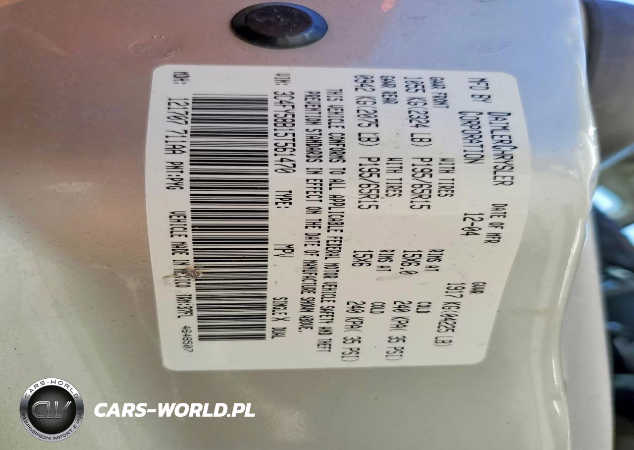 2005 Chrysler Pt Cruiser Touring VIN:3C4FY58B15T561470 - 13