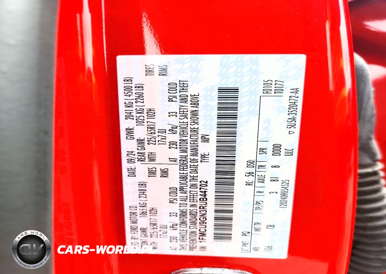 2024 Ford Escape Active VIN:1FMCU9GN3RUB44702 - 13