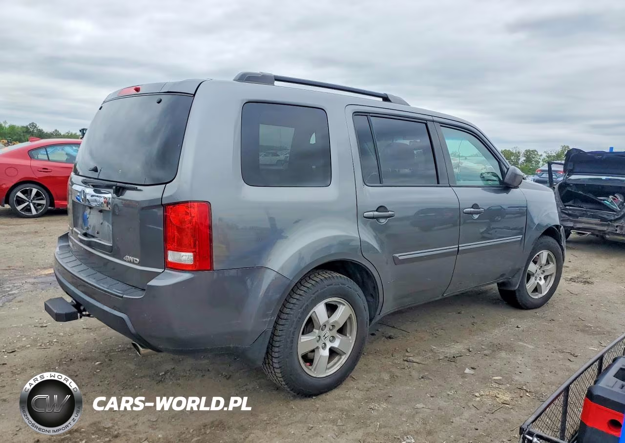 2011 Honda Pilot Exl VIN:5FNYF4H50BB076329 - 3