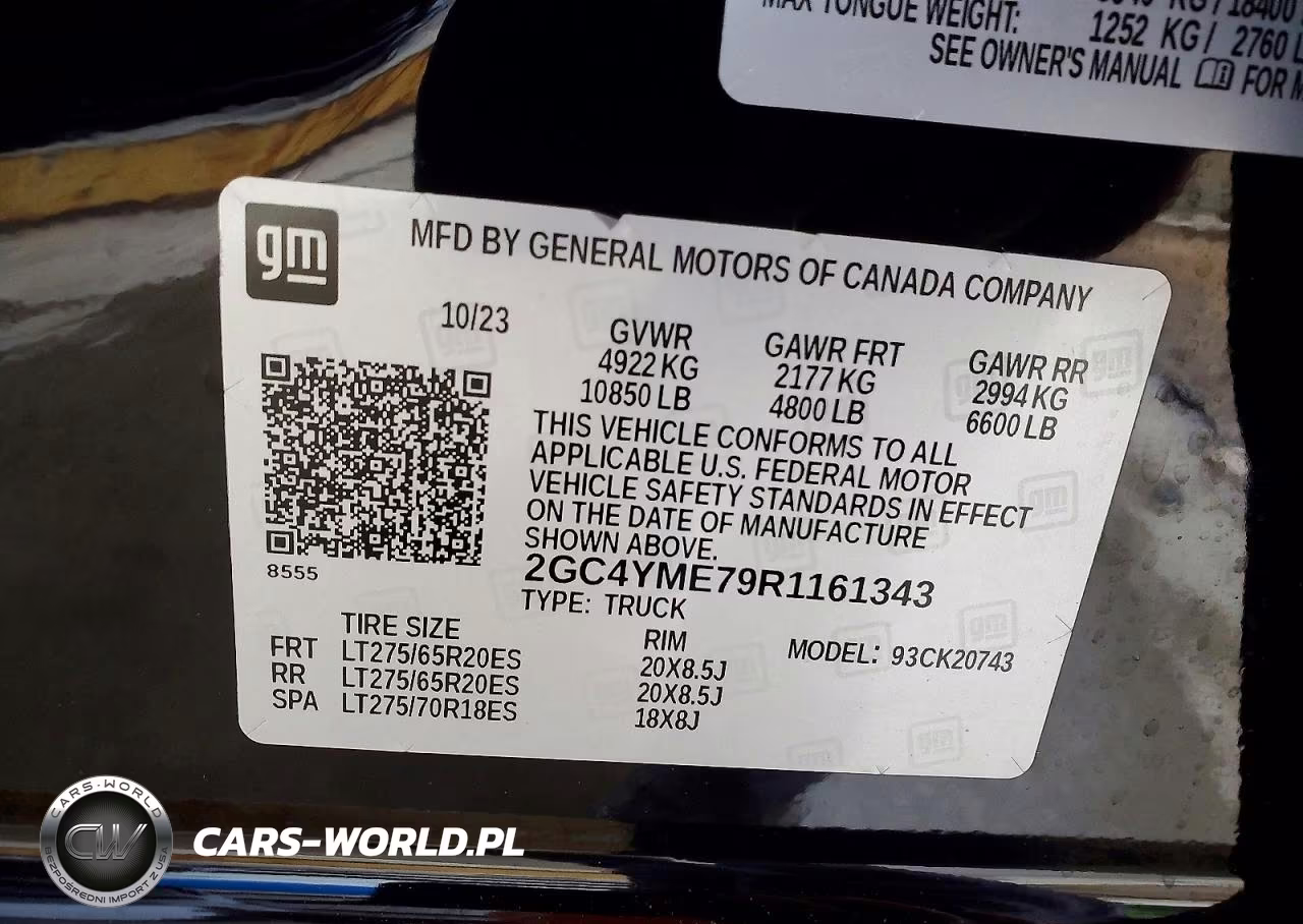 2024 Chevrolet Silverado K2500 Custom VIN:2GC4YME79R1161343 - 12