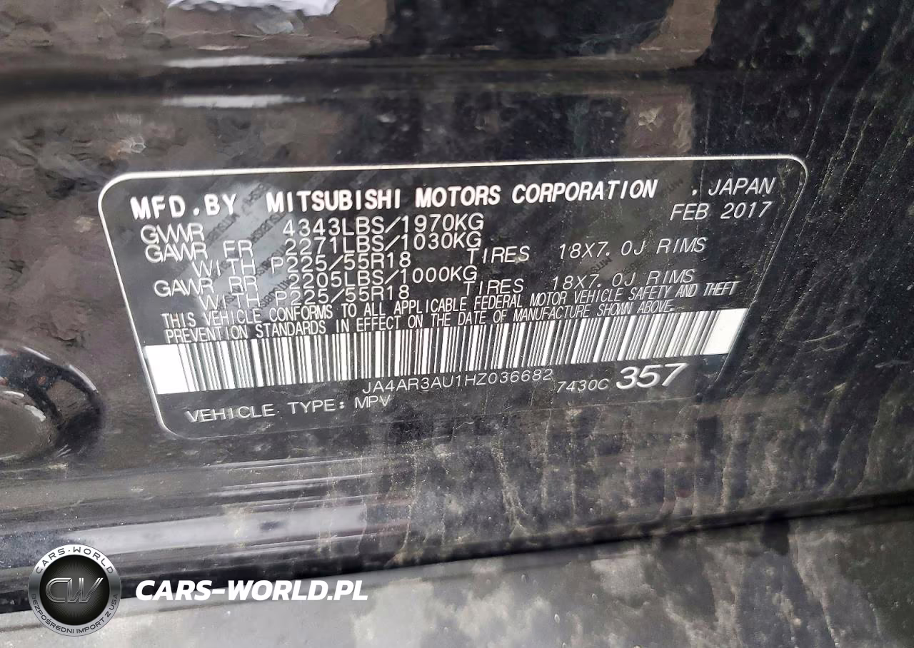 2017 Mitsubishi Outlander Sport Es VIN:JA4AR3AU1HZ036682 - 12