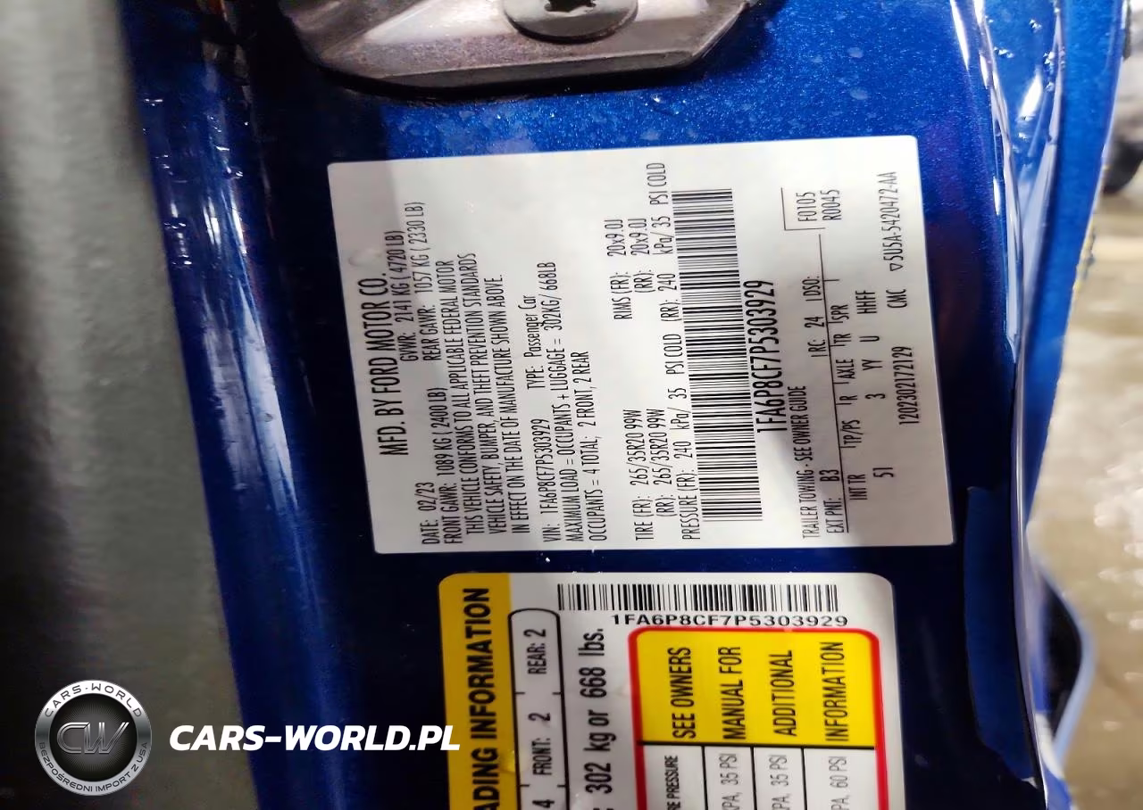 2023 Ford Mustang Gt VIN:1FA6P8CF7P5303929 - 13