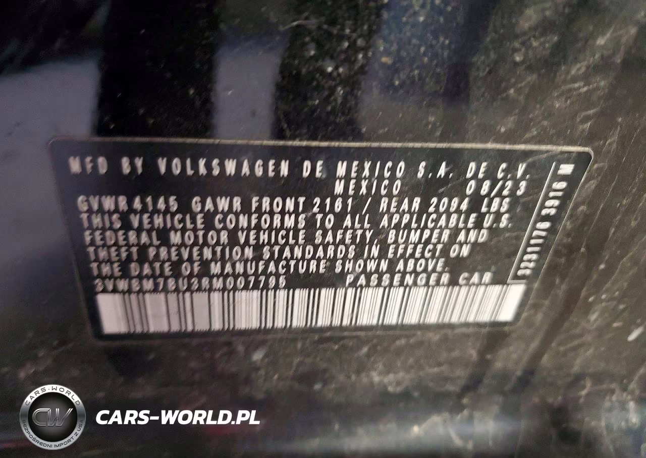 2024 Volkswagen Jetta Sport VIN:3VWBM7BU3RM007795 - 12