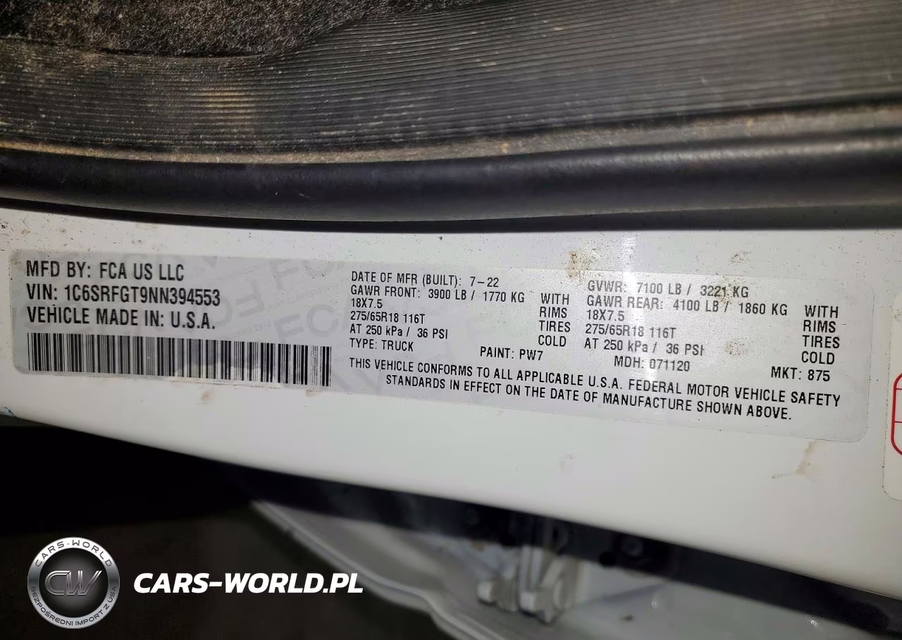 2022 Ram 1500 Tradesman VIN:1C6SRFGT9NN394553 - 13