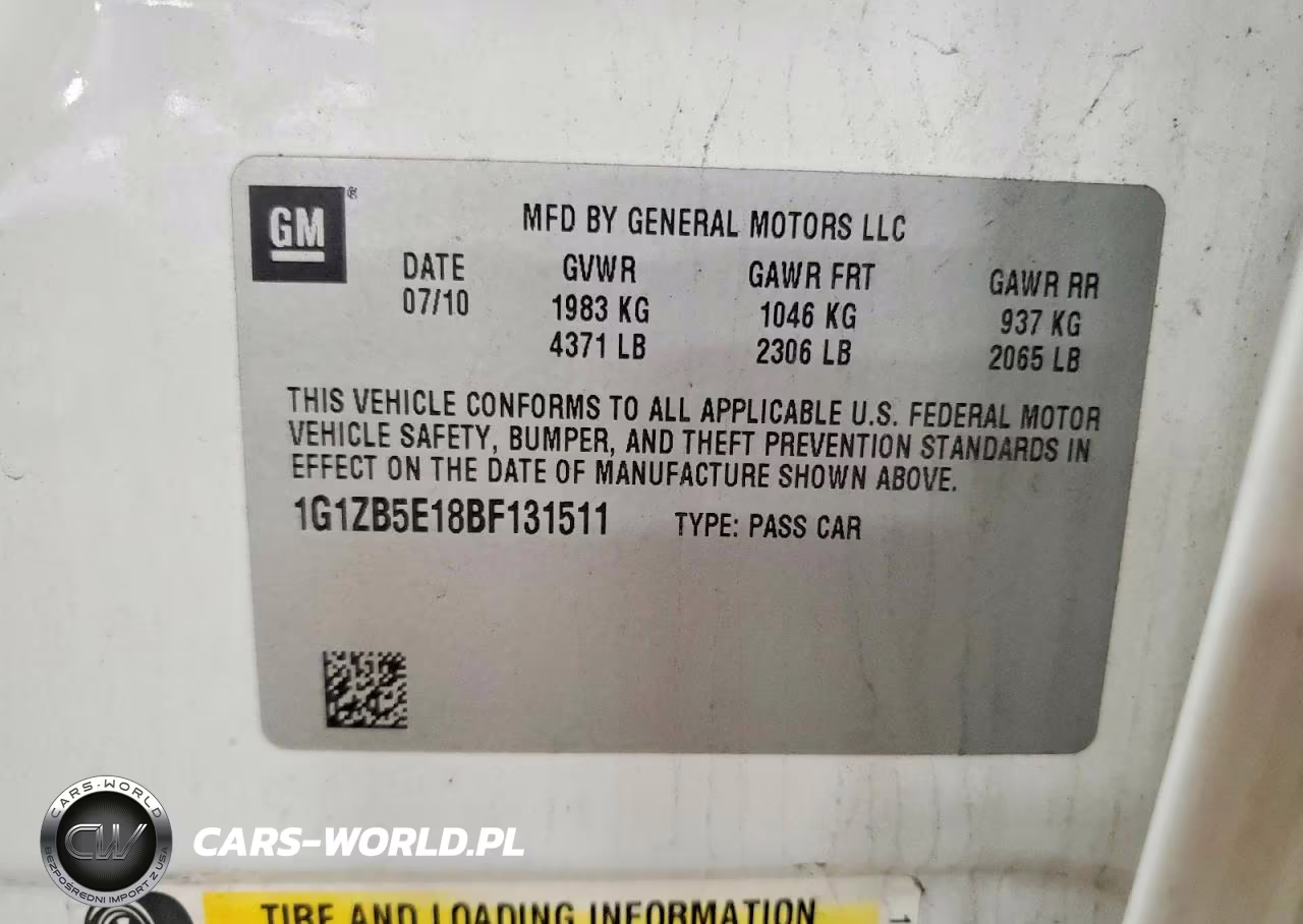 2011 Chevrolet Malibu Ls VIN:1G1ZB5E18BF131511 - 12