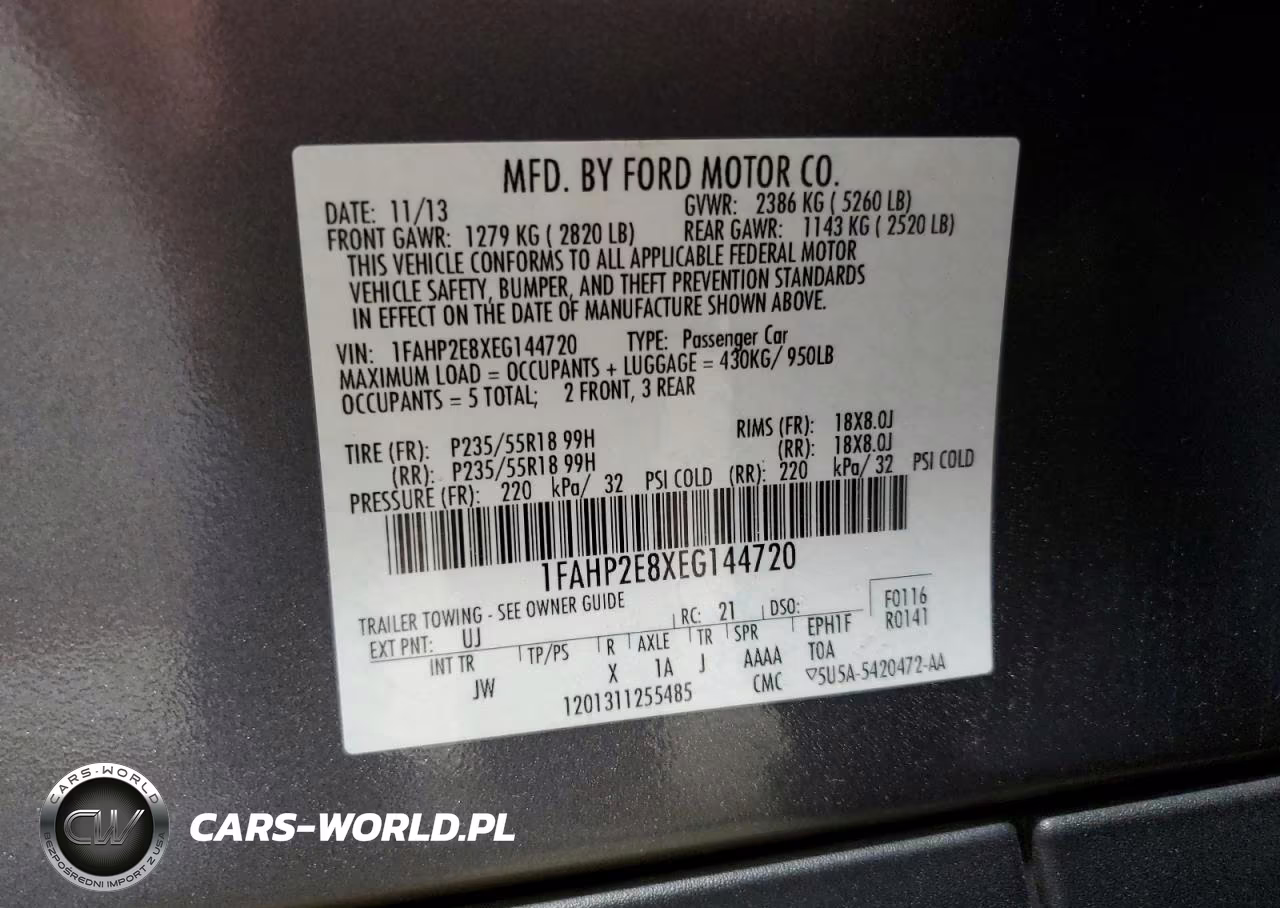 2014 Ford Taurus Sel VIN:1FAHP2E8XEG144720 - 12