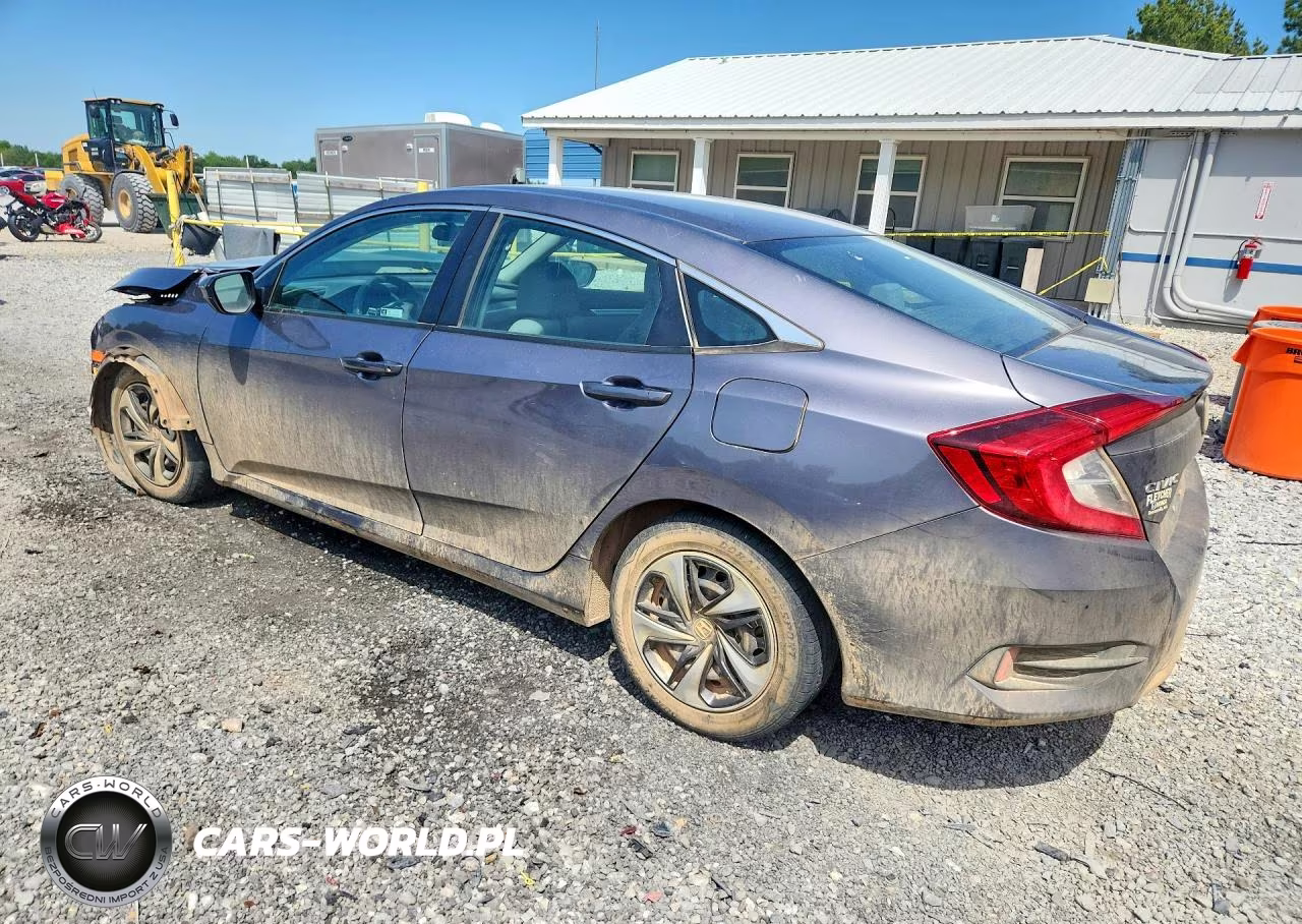 2019 Honda Civic Lx VIN:19XFC2F61KE042101 - 2