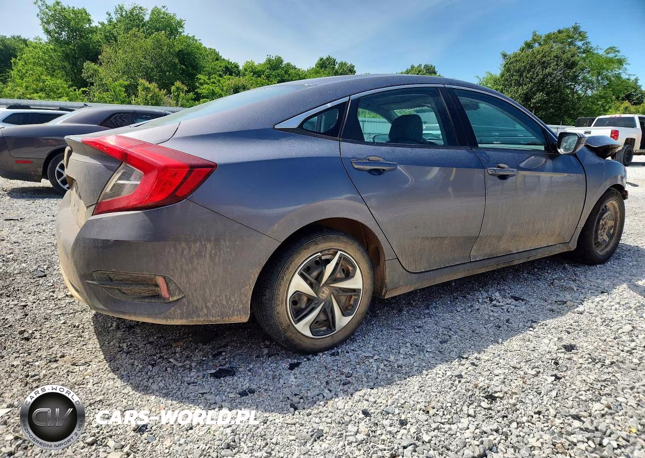 2019 Honda Civic Lx VIN:19XFC2F61KE042101 - 3