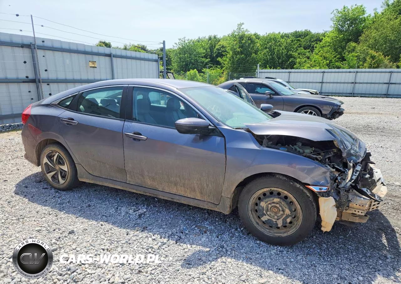 2019 Honda Civic Lx VIN:19XFC2F61KE042101 - 4