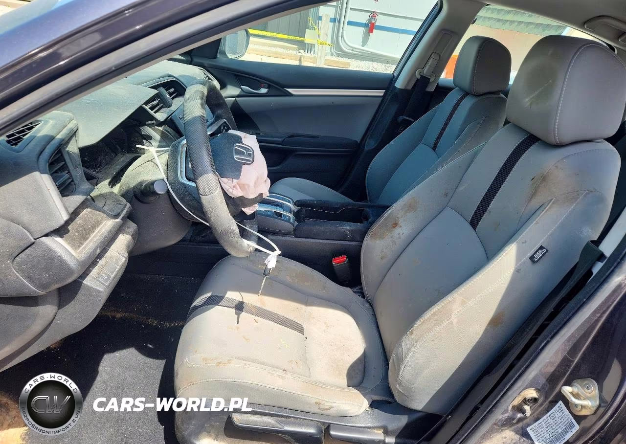 2019 Honda Civic Lx VIN:19XFC2F61KE042101 - 7