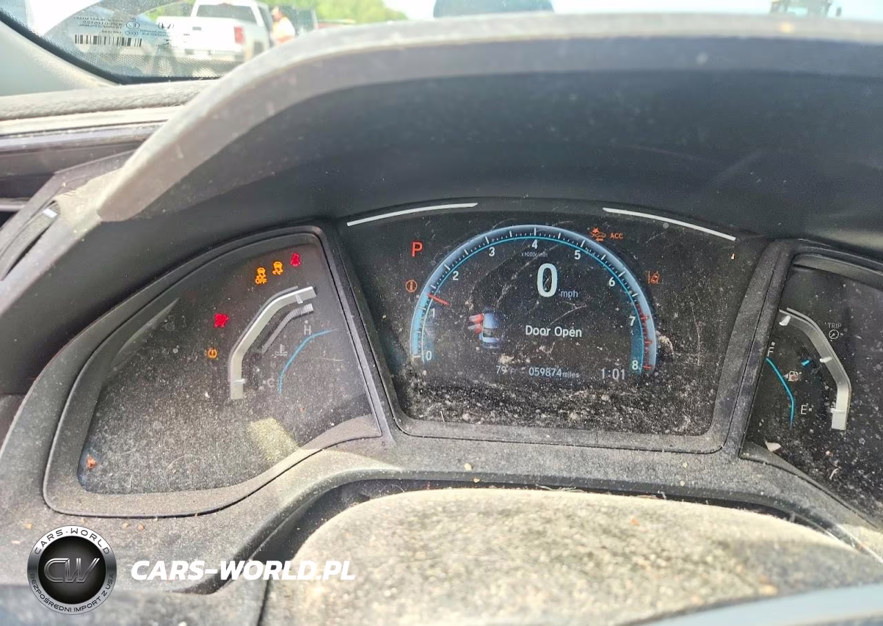 2019 Honda Civic Lx VIN:19XFC2F61KE042101 - 9