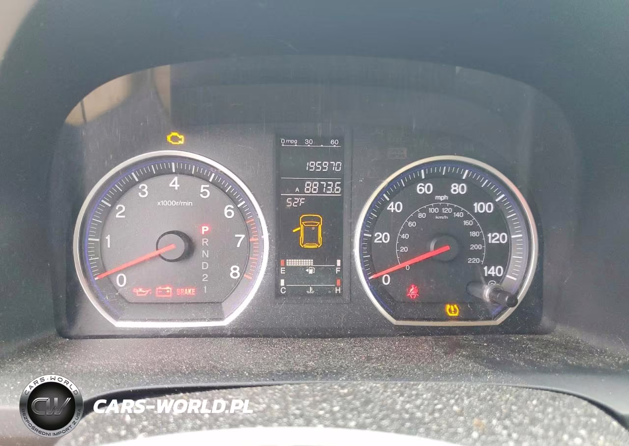 2007 Honda Cr-V Exl VIN:JHLRE48767C122925 - 9
