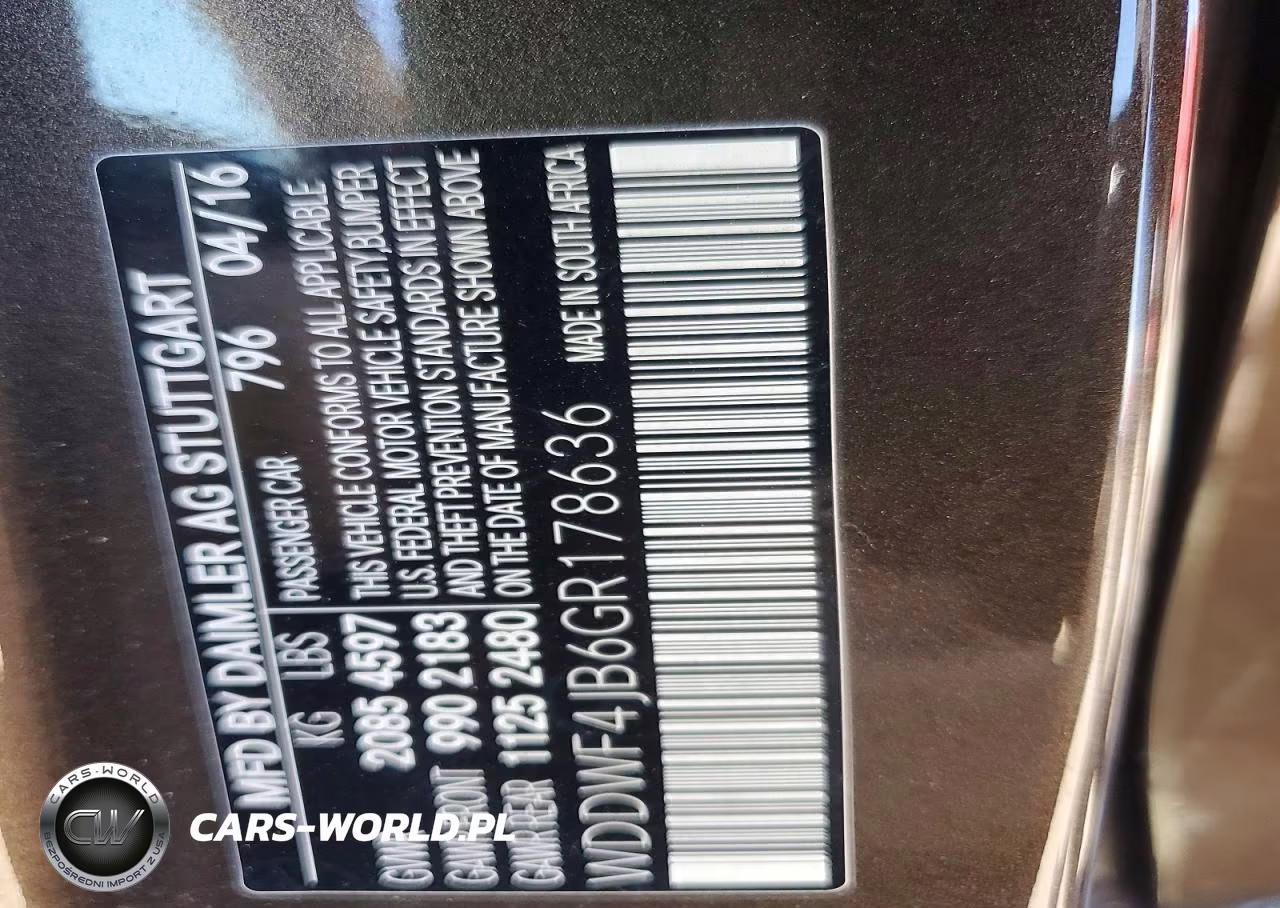 2016 Mercedes-Benz C 300 VIN:WDDWF4JB6GR178636 - 12