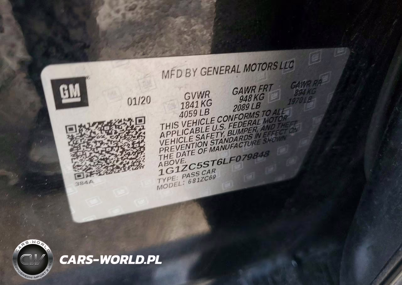 2020 Chevrolet Malibu Ls VIN:1G1ZC5ST6LF079848 - 13