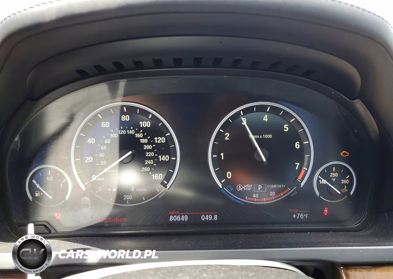 2013 BMW 750 I VIN:WBAYA8C51DC996626 - 9