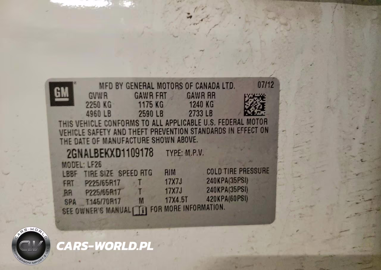 2013 Chevrolet Equinox Ls VIN:2GNALBEKXD1109178 - 13