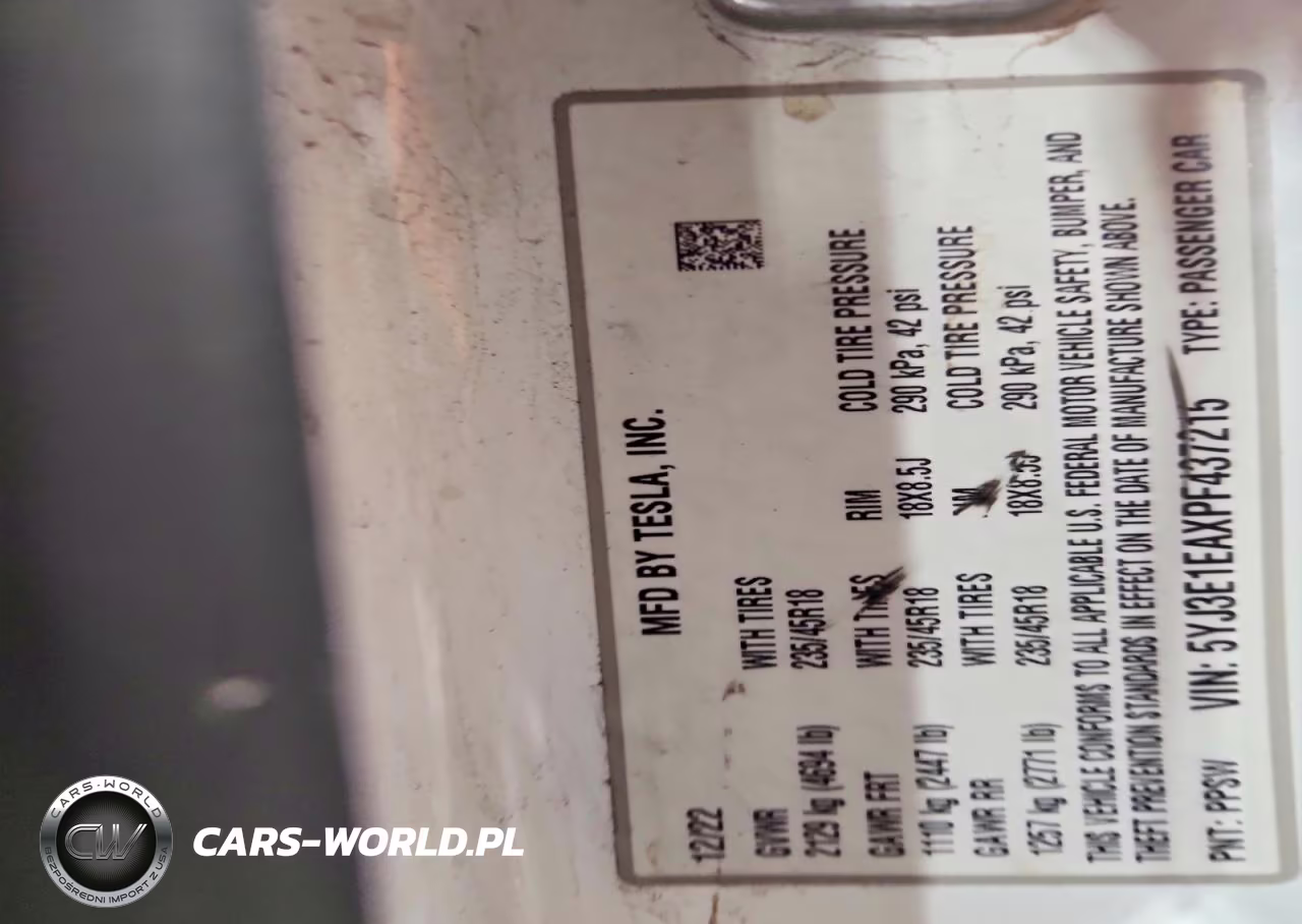 2023 Tesla Model 3 VIN:5YJ3E1EAXPF437215 - 12