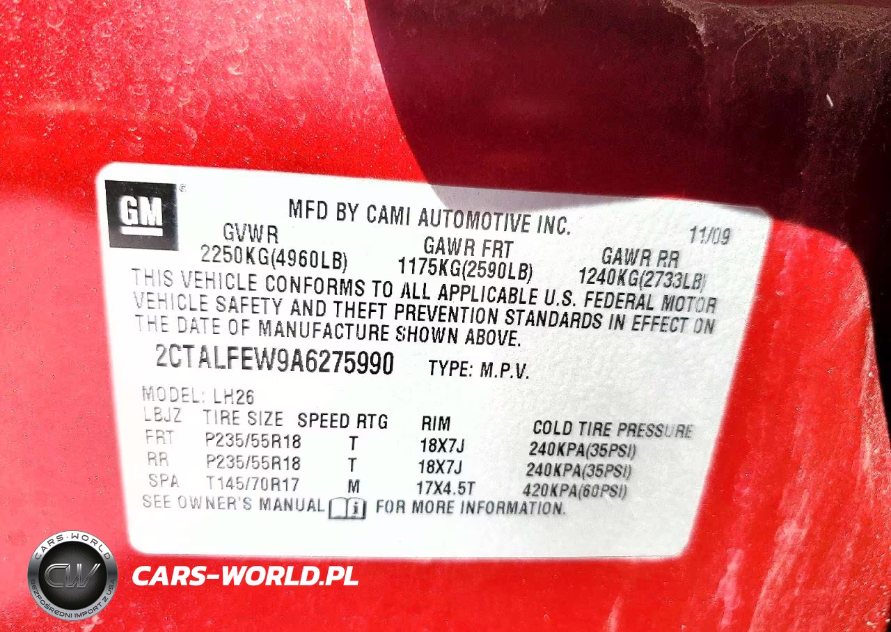 2010 GMC Terrain Slt VIN:2CTALFEW9A6275990 - 13