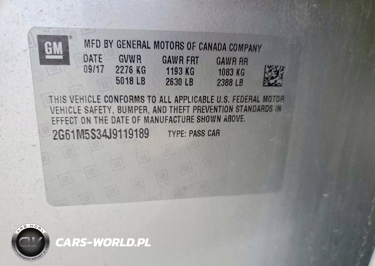 2018 Cadillac Xts Luxury VIN:2G61M5S34J9119189 - 12
