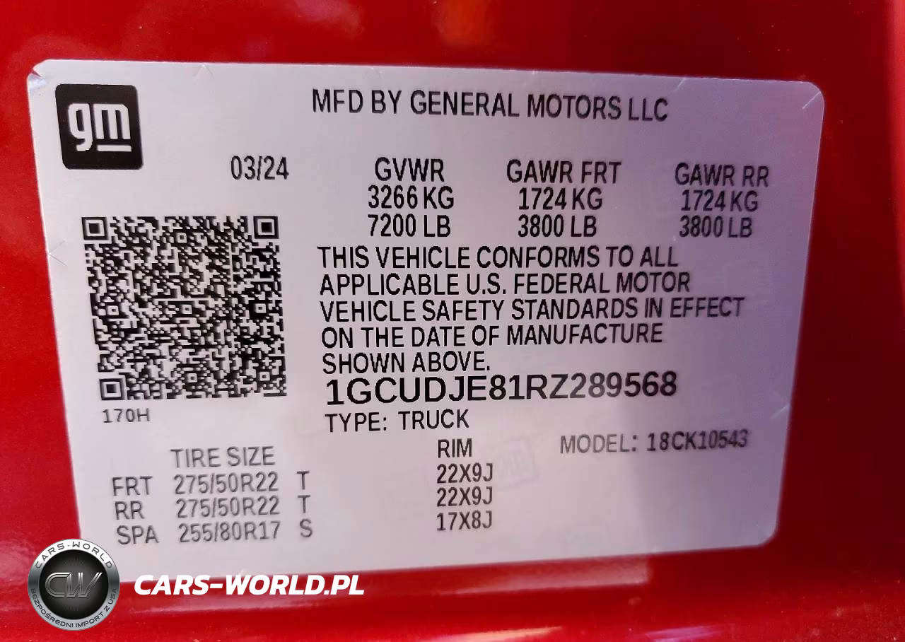 2024 Chevrolet Silverado K1500 High Country VIN:1GCUDJE81RZ289568 - 12