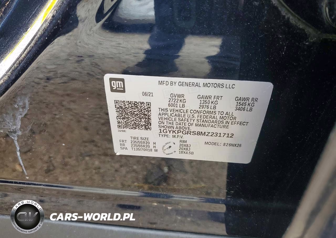2021 Cadillac Xt6 Sport VIN:1GYKPGRS8MZ231712 - 13