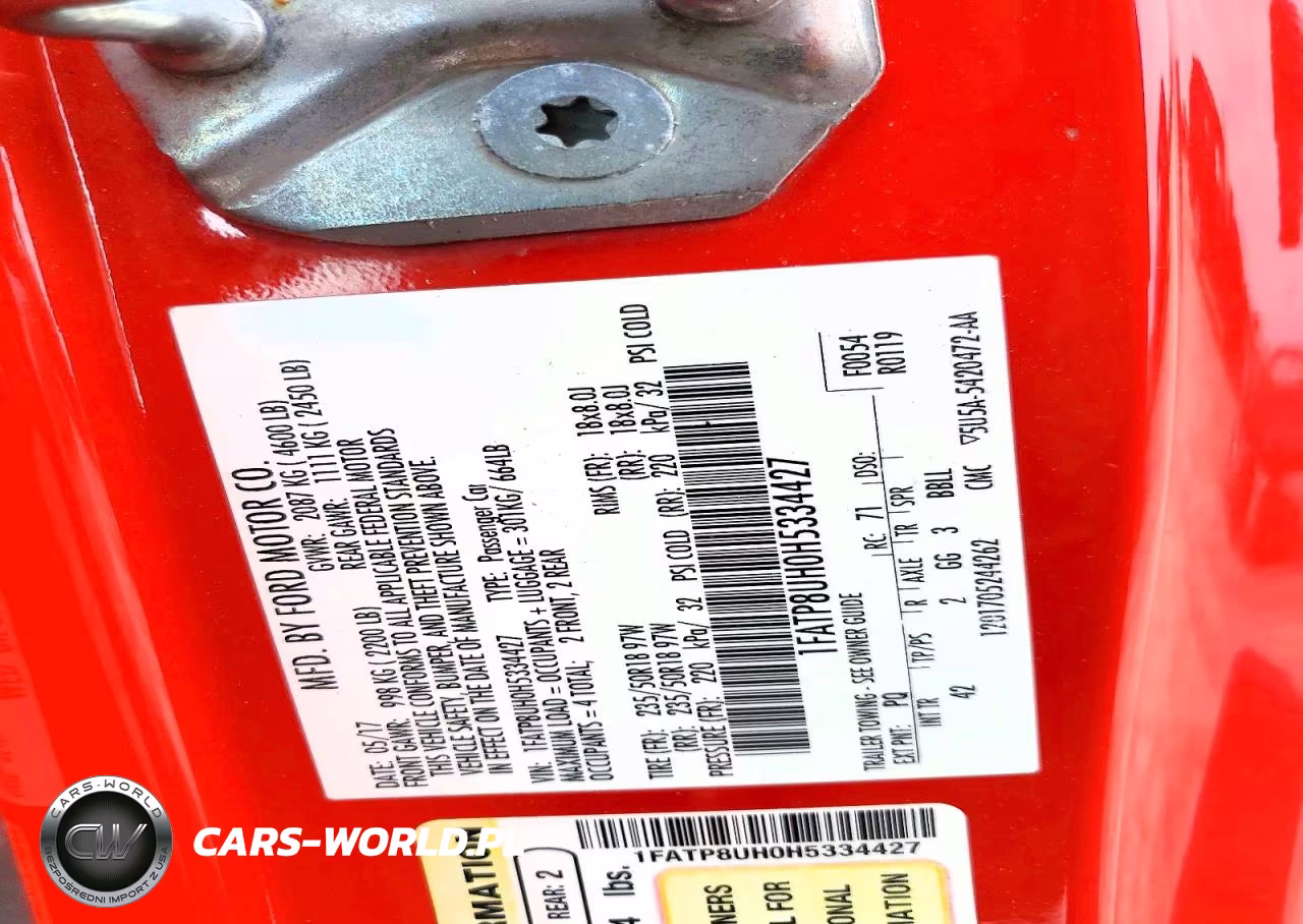 2017 Ford Mustang VIN:1FATP8UH0H5334427 - 12