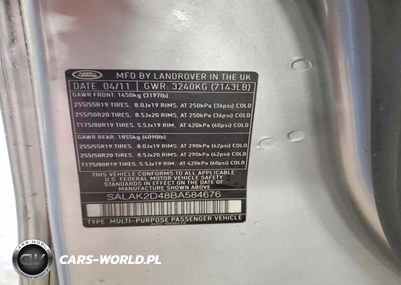 2011 Land Rover Lr4 Hse Luxury VIN:SALAK2D48BA584676 - 12