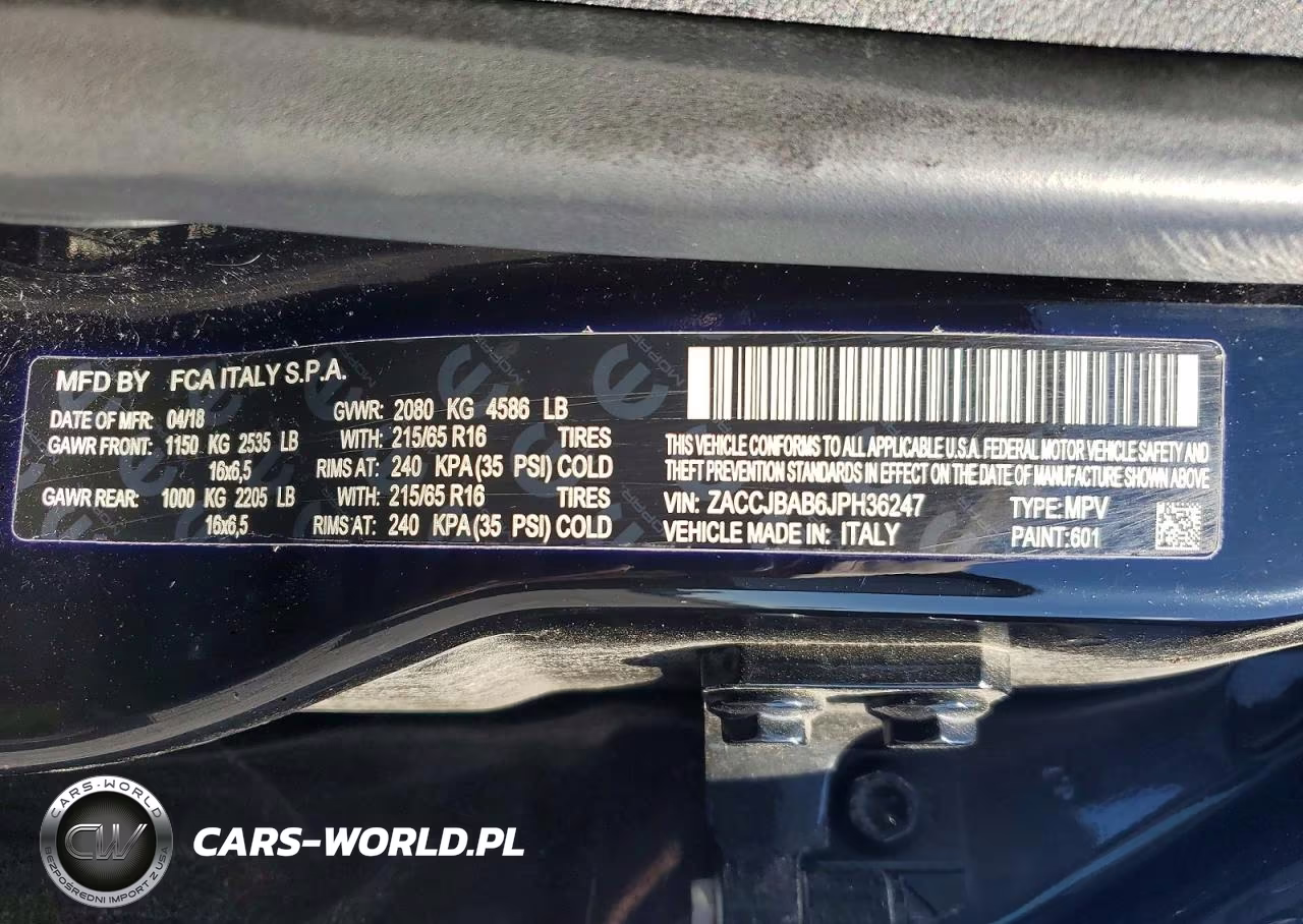 2018 Jeep Renegade Sport VIN:ZACCJBAB6JPH36247 - 12