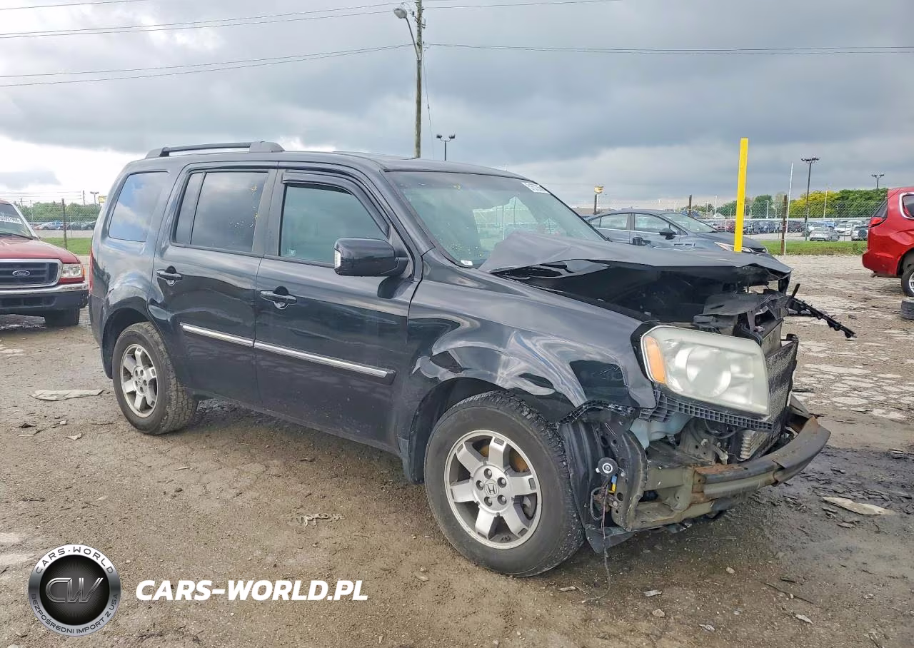 2011 Honda Pilot Touring VIN:5FNYF4H98BB046854 - 4