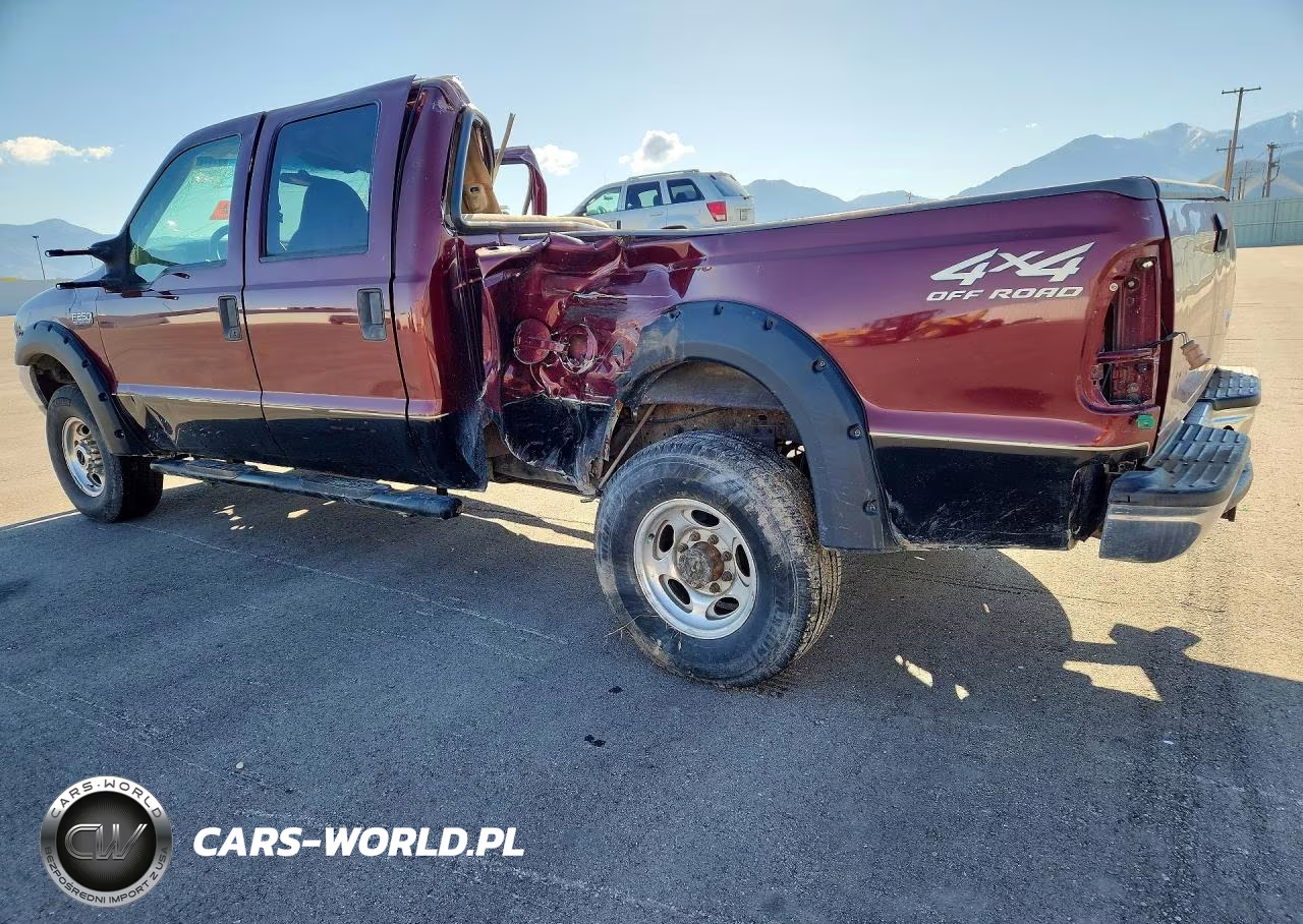 2000 Ford F250 Super Duty VIN:1FTNW21LXYED31210 - 2