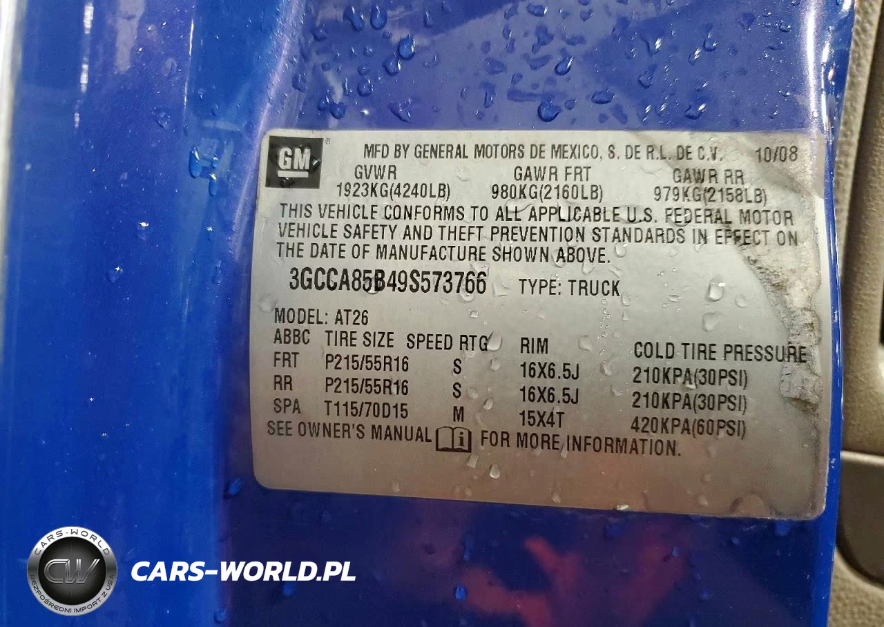 2009 Chevrolet Hhr Panel Ls VIN:3GCCA85B49S573766 - 12