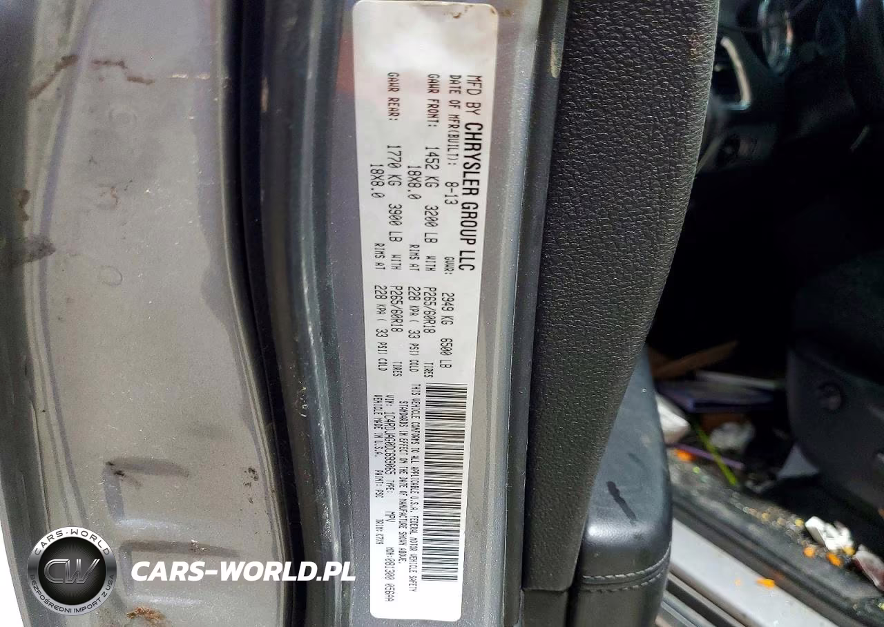 2013 Dodge Durango Sxt VIN:1C4RDJAG0DC699065 - 13