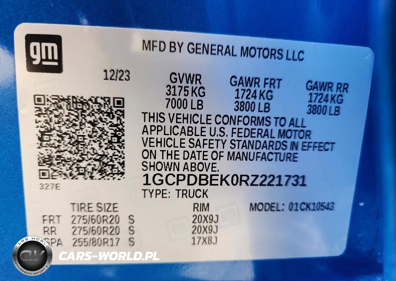 2024 Chevrolet Silverado K1500 Custom VIN:1GCPDBEK0RZ221731 - 13