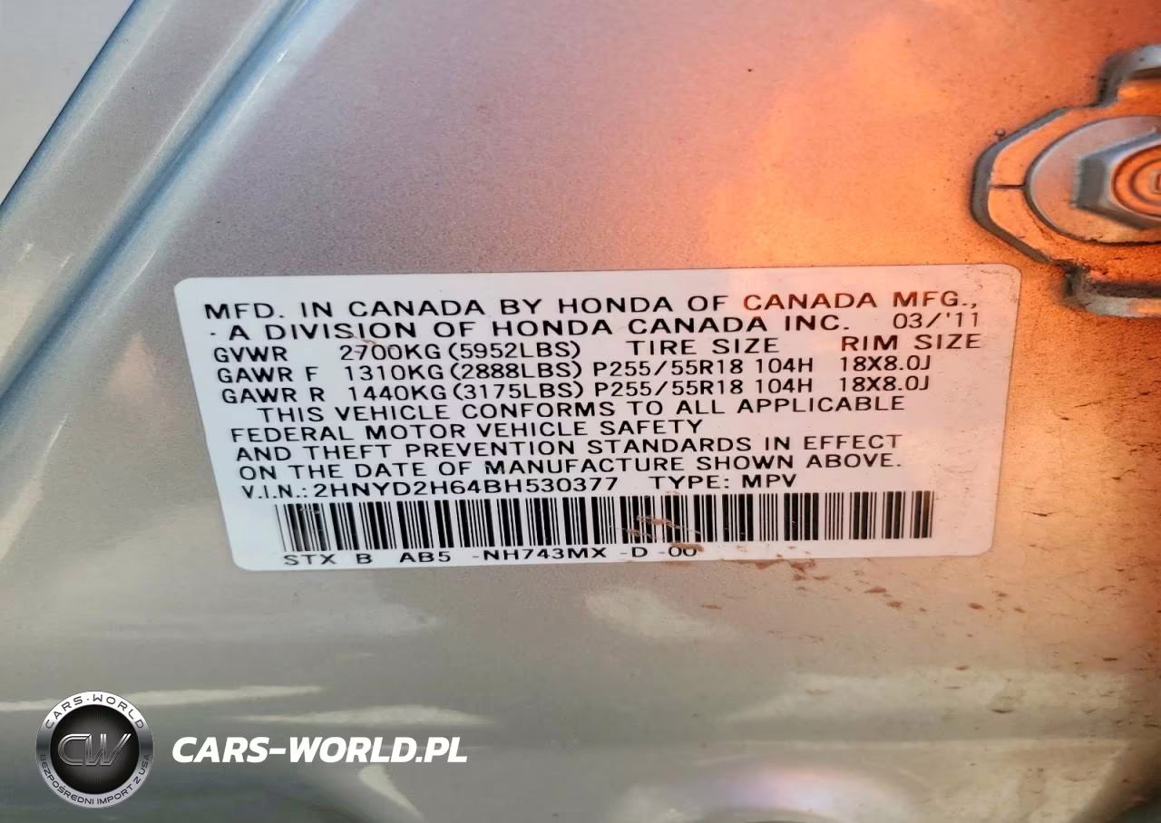 2011 Acura Mdx Technology VIN:2HNYD2H64BH530377 - 13