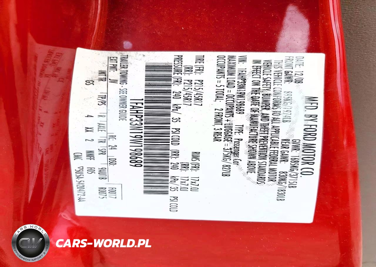 2009 Ford Focus Ses VIN:1FAHP33N19W198689 - 12