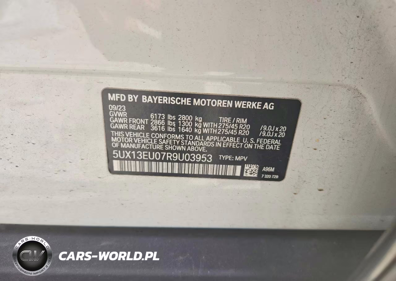 2024 BMW X5 Sdrive 40I VIN:5UX13EU07R9U03953 - 12