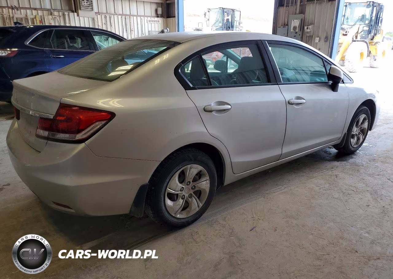 2013 Honda Civic Lx VIN:19XFB2F55DE292728 - 3