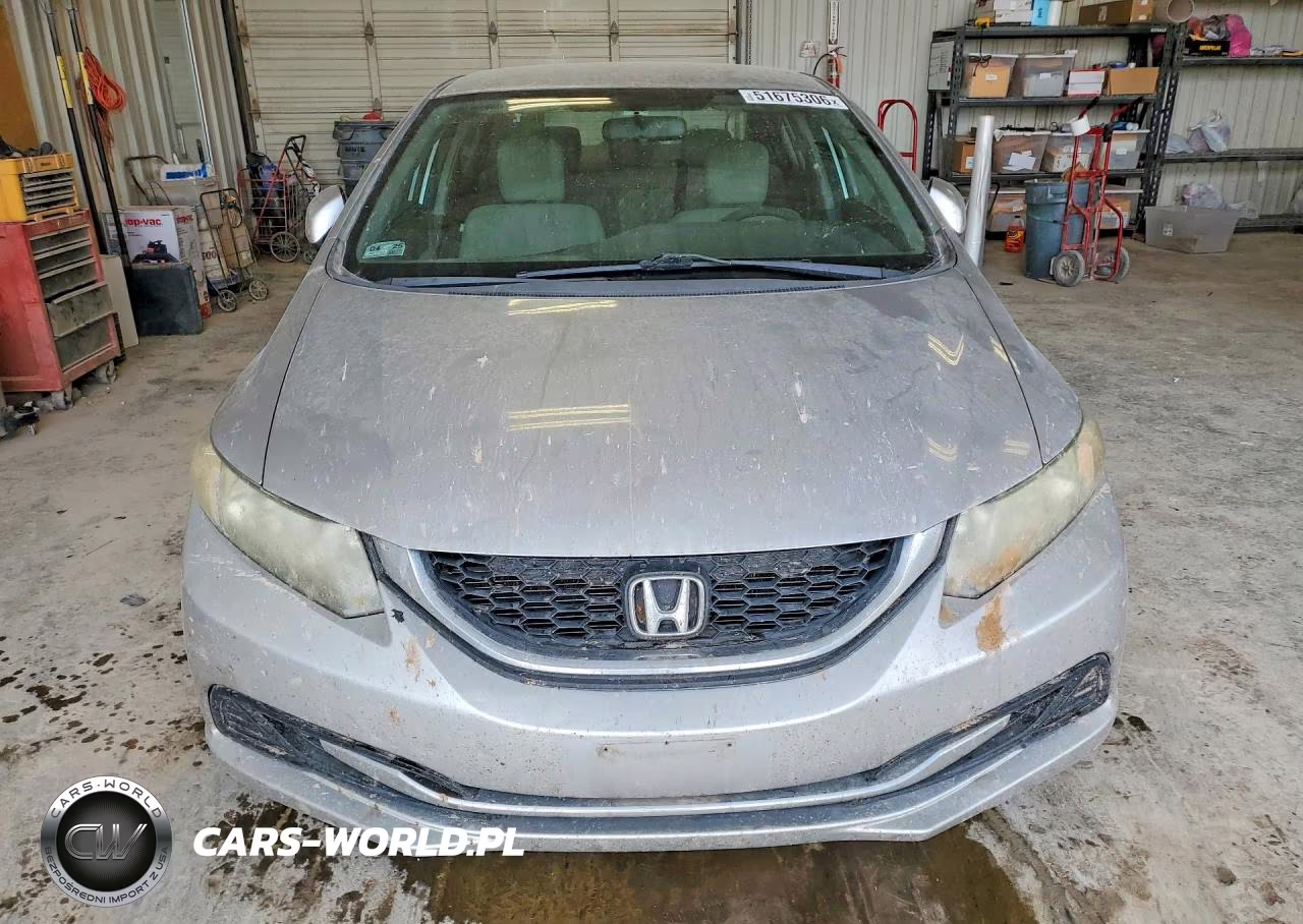 2013 Honda Civic Lx VIN:19XFB2F55DE292728 - 5