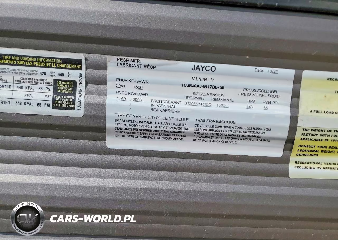 2022 Jayco Jay Flight Slx Camper VIN:1UJBJ0AJ4N17B0755 - 10