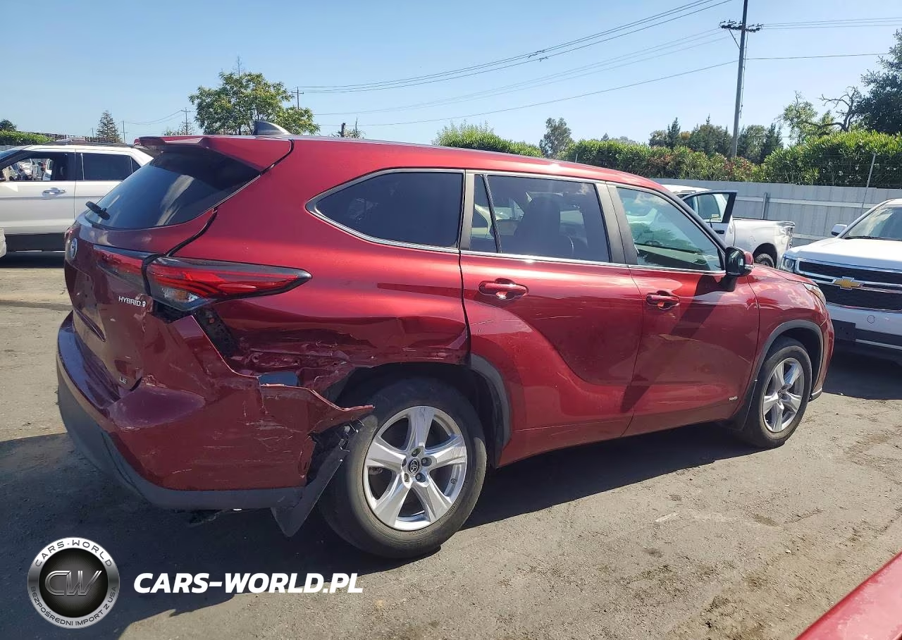 2023 Toyota Highlander Hybrid Le VIN:5TDBBRCH0PS565140 - 3