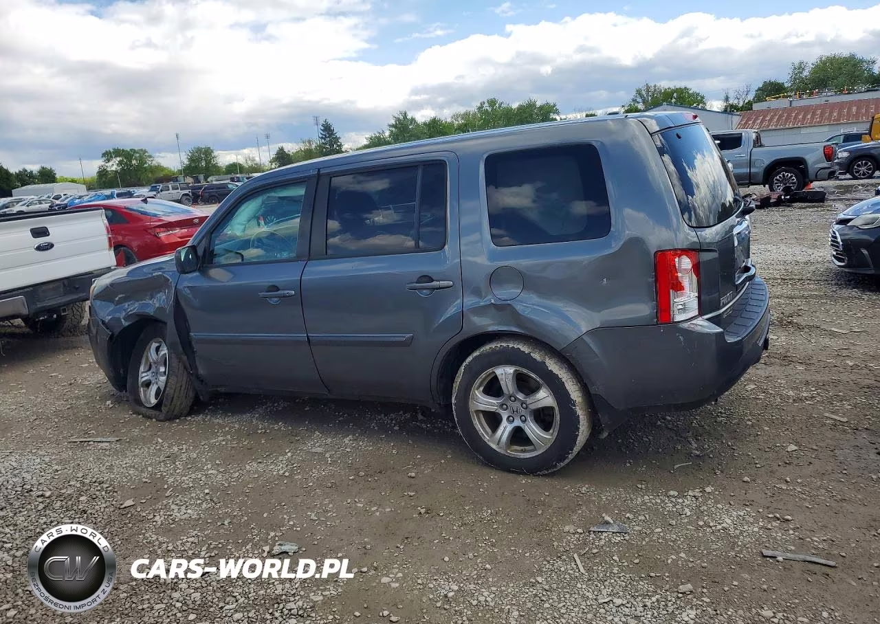 2012 Honda Pilot Exl VIN:5FNYF4H57CB013777 - 2