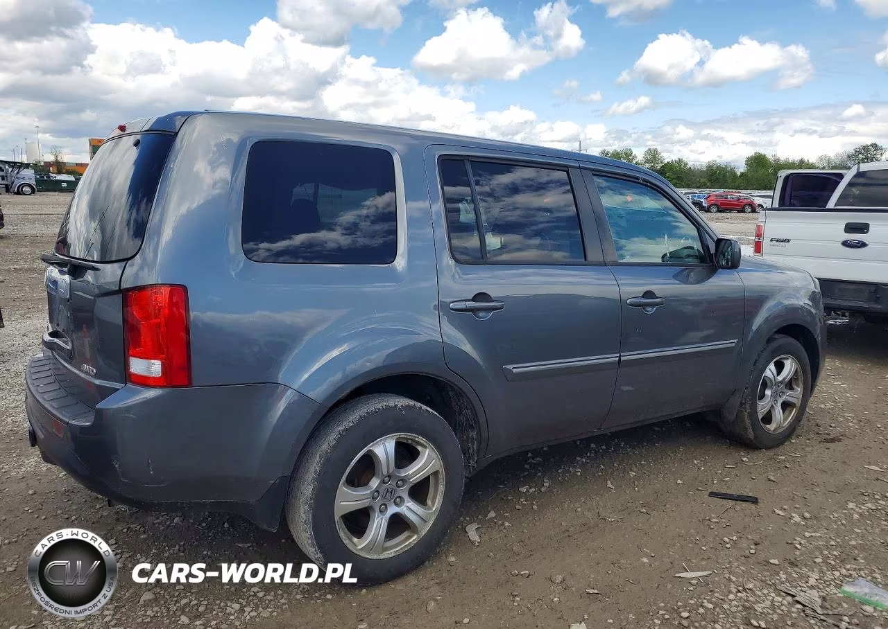 2012 Honda Pilot Exl VIN:5FNYF4H57CB013777 - 3
