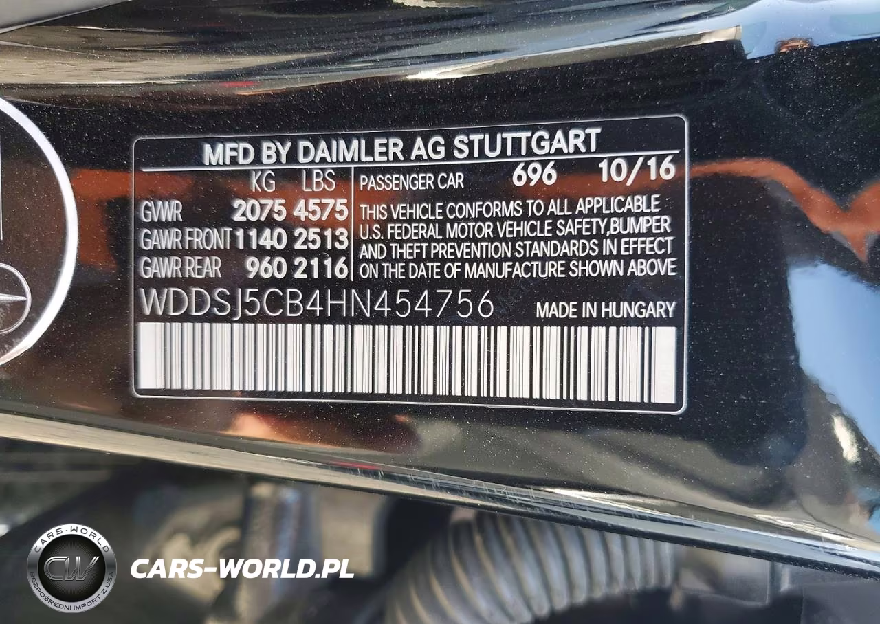2017 Mercedes-Benz Cla 45 Amg VIN:WDDSJ5CB4HN454756 - 12