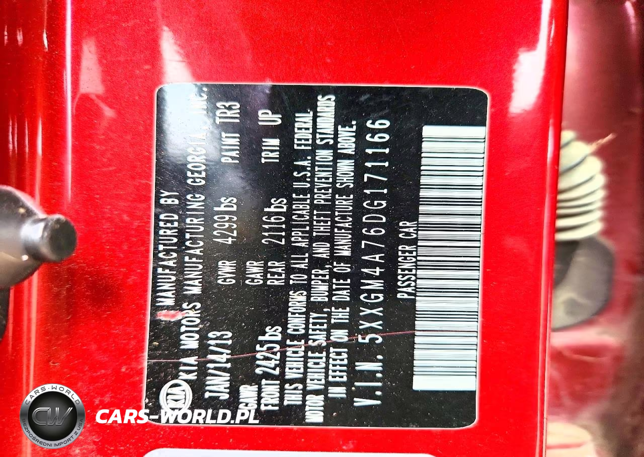 2013 Kia Optima Lx VIN:5XXGM4A76DG171166 - 12