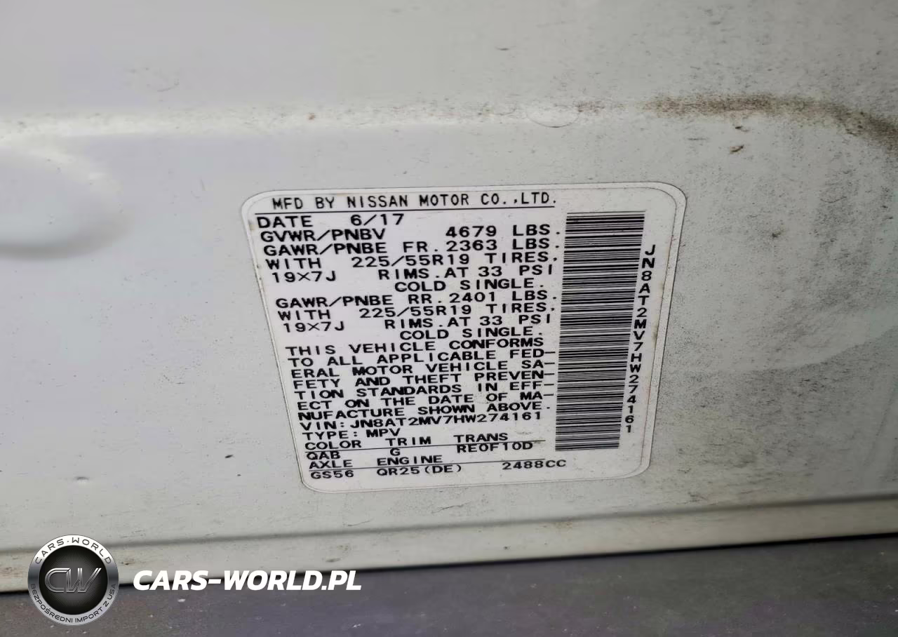 2017 Nissan Rogue Sl VIN:JN8AT2MV7HW274161 - 13