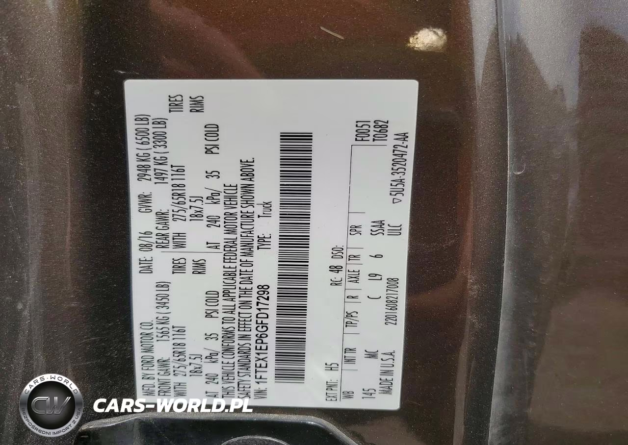 2016 Ford F150 Super Cab VIN:1FTEX1EP6GFD17298 - 12