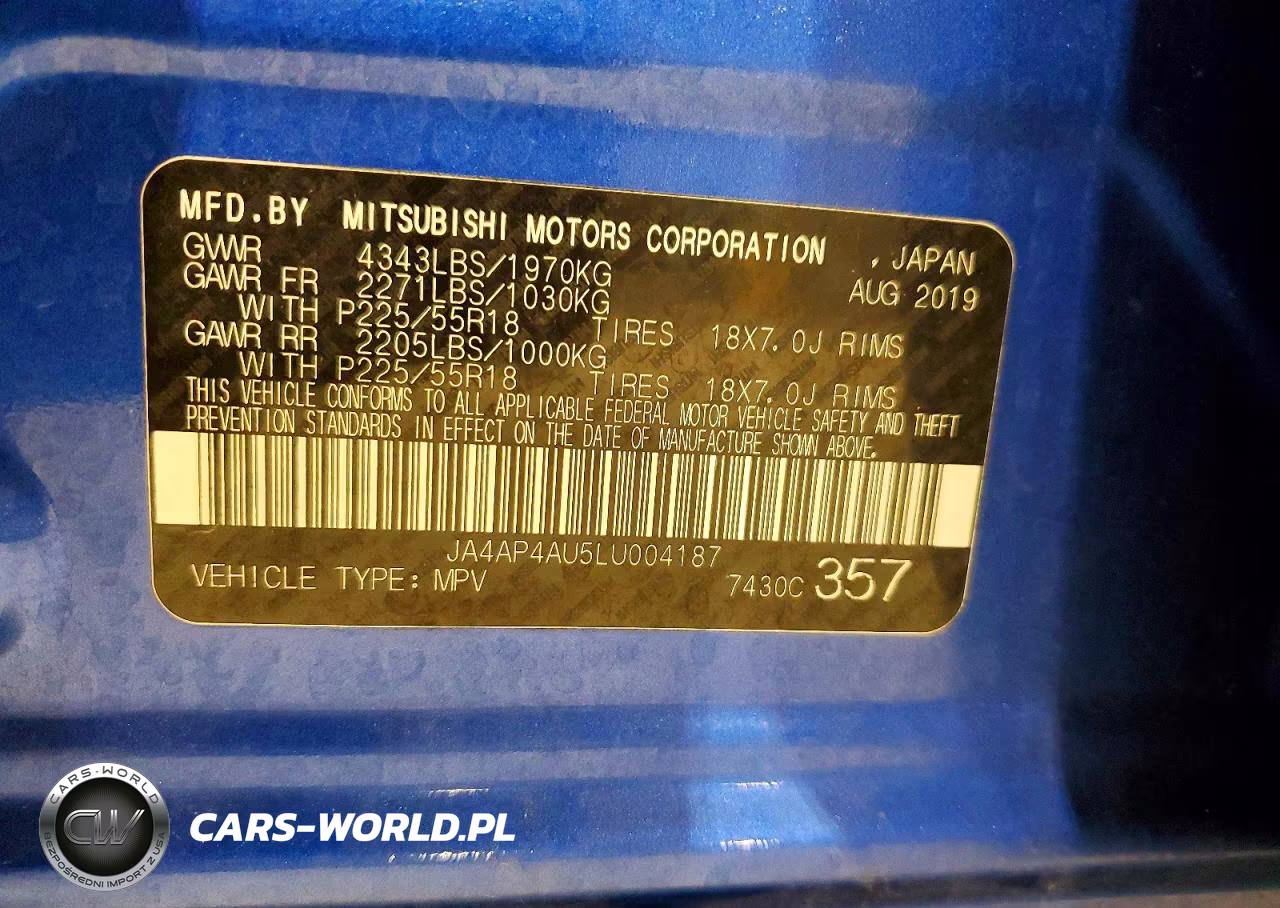 2020 Mitsubishi Outlander Sport Se VIN:JA4AP4AU5LU004187 - 13