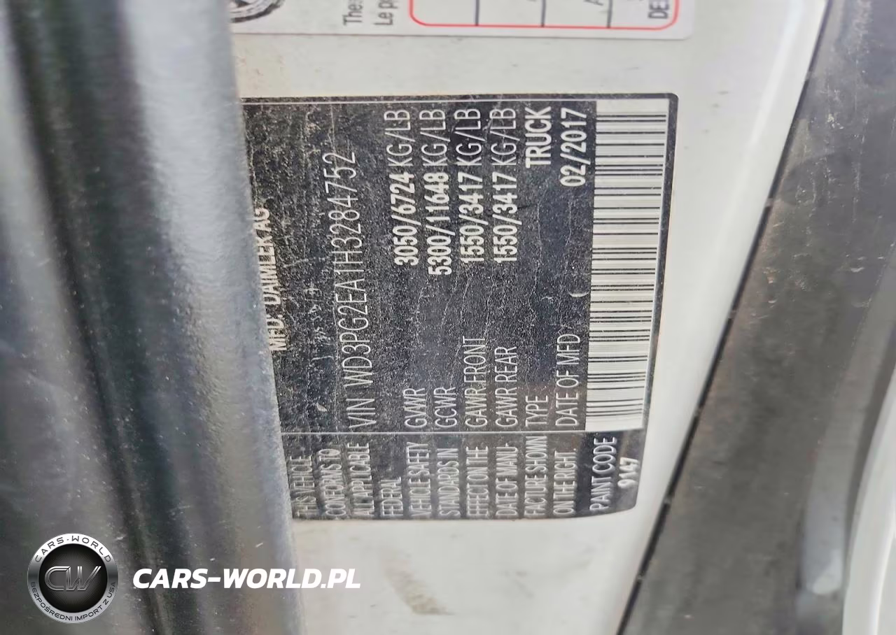 2017 Mercedes Benz Metris Refrigerated Delivery Van VIN:WD3PG2EA1H3284752 - 12